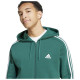 Adidas Ανδρική ζακέτα Essentials Fleece 3-Stripes Full-Zip Hoodie